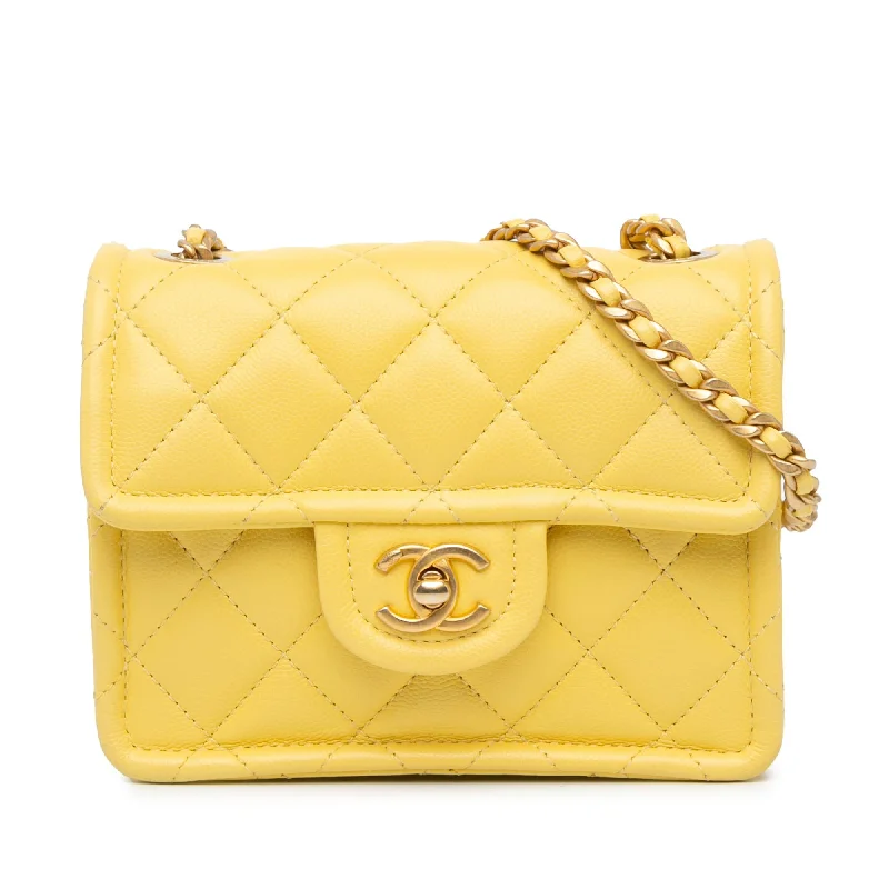 Chanel Mini Quilted Caviar Sweet Classic Flap (SHG-7qkTJa)