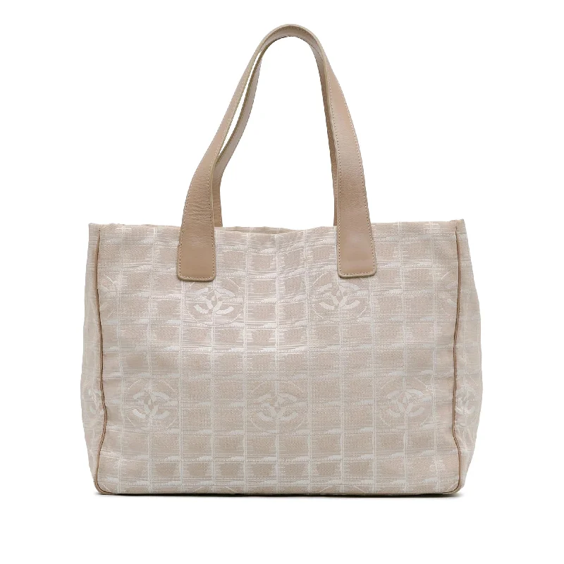 Buy CHANEL bags with leather exterior -Chanel New Travel Line Tote (SHG-dWZLzZ)