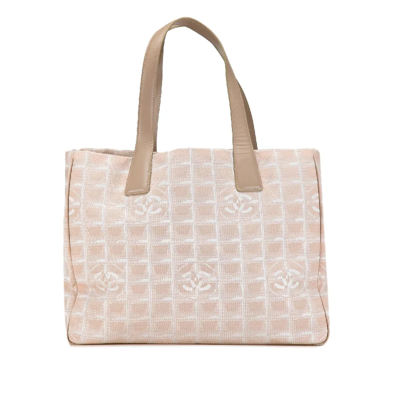 CHANEL bag with detachable handle -Chanel New Travel Line Tote (SHG-EGuO8A)