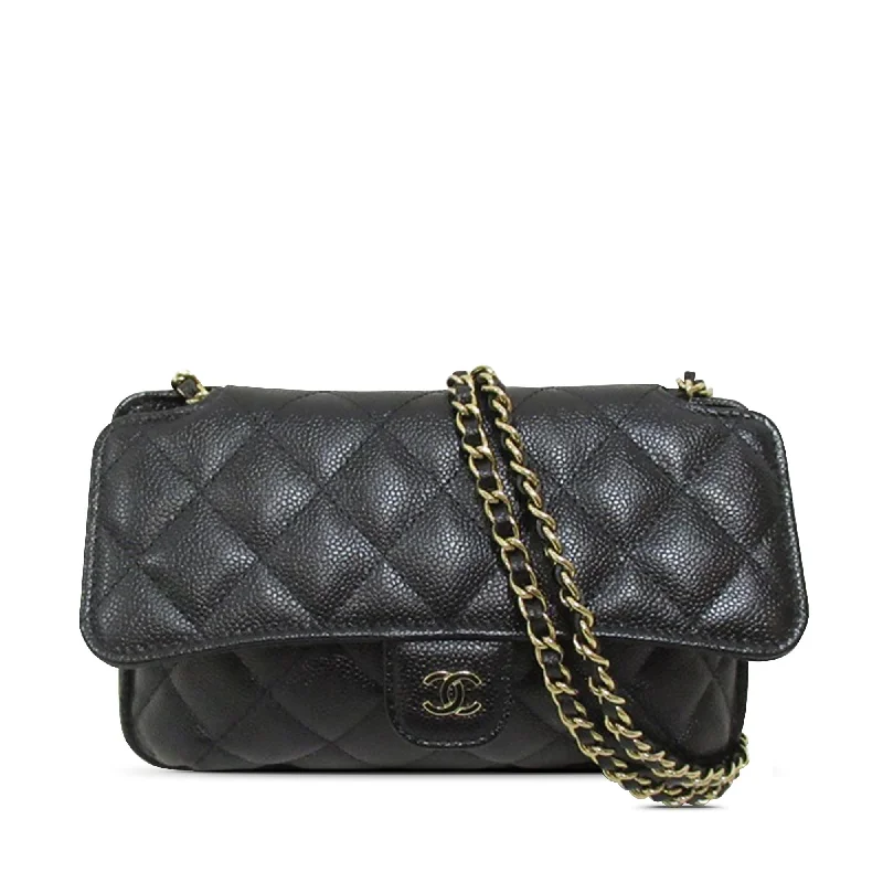 Buy CHANEL bags with unique stitching -Chanel Nylon Graffiti Foldable Shopping Tote in Caviar Flap (SHG-Urz0Ek)