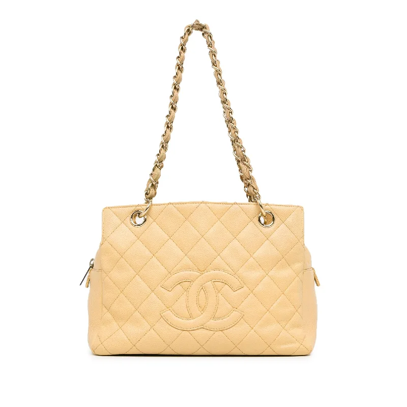 Chic and timeless CHANEL bags -Chanel Petite Caviar Timeless Shopping Tote (SHG-BPvc34)