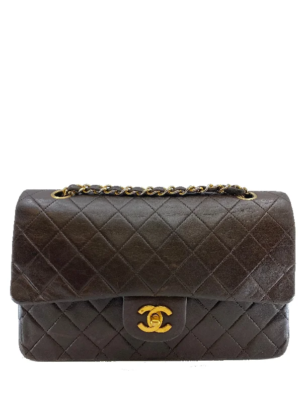 CHANEL bags for sophisticated outfits -Chanel Vintage Quilted Lambskin Medium Classic Double Flap Bag