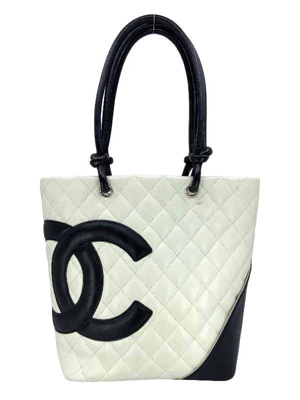 CHANEL bags with vintage look -Chanel Quilted Leather Medium Cambon Tote