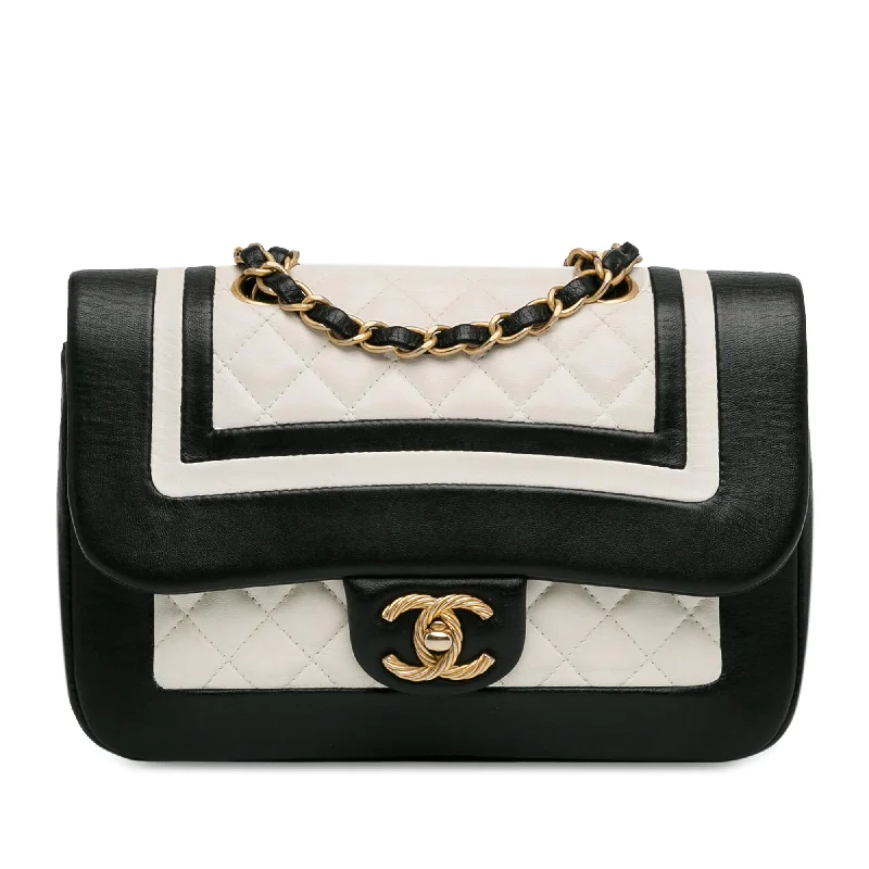 Chanel Small Bicolor Lambskin Paris Cosmopolite Flap (SHG-yTuQ45)