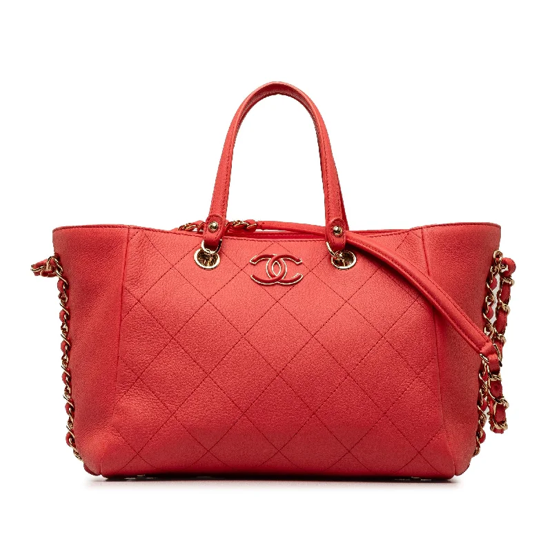 CHANEL bags for fashion-forward women -Chanel Small Bullskin Neo Soft Shopping Tote (SHG-D0niJ1)