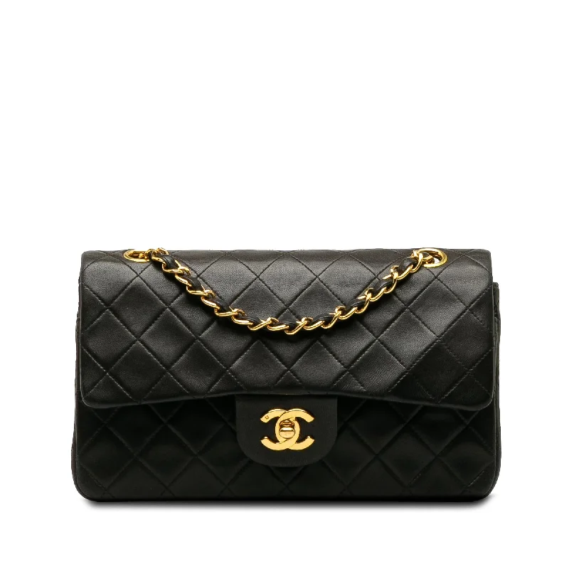 CHANEL bags with unique patterns -Chanel Small Classic Lambskin Double Flap Bag (SHG-U4aUjJ)