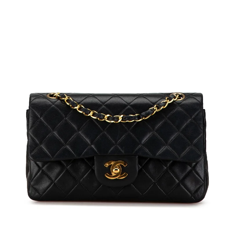 Designer CHANEL handbags for special occasions -Chanel Small Classic Lambskin Double Flap (SHG-8UzqiL)