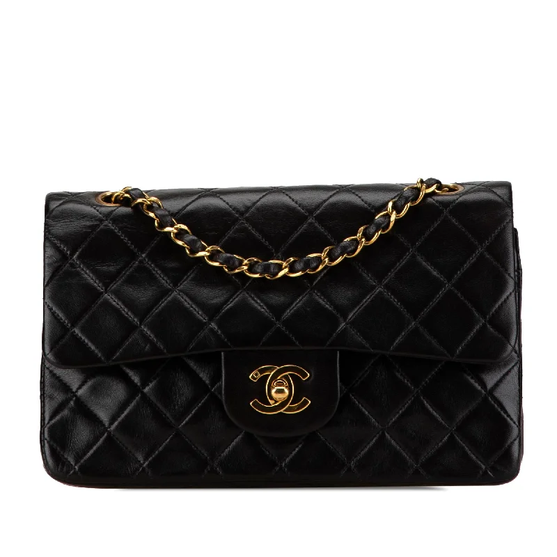 CHANEL 2025 collection bags -Chanel Small Classic Lambskin Double Flap (SHG-EPrdcl)