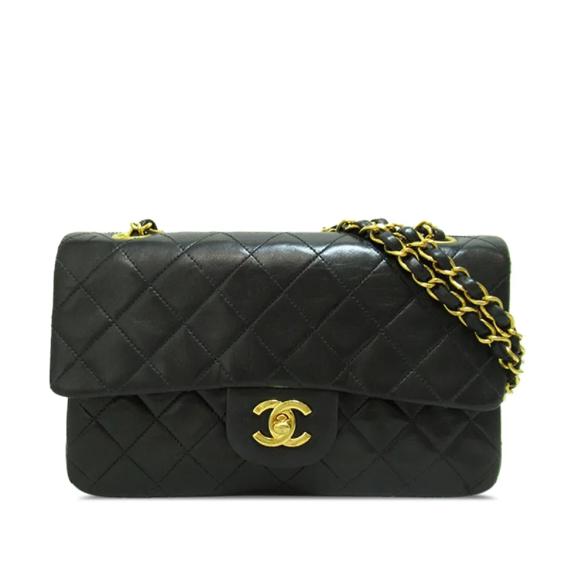 Buy CHANEL bags with plush leather -Chanel Small Classic Lambskin Double Flap (SHG-mjPAeK)