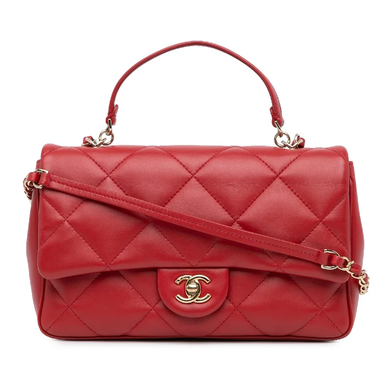 Chanel Small Lambskin Easy Carry Flap (SHG-TT4XIm)