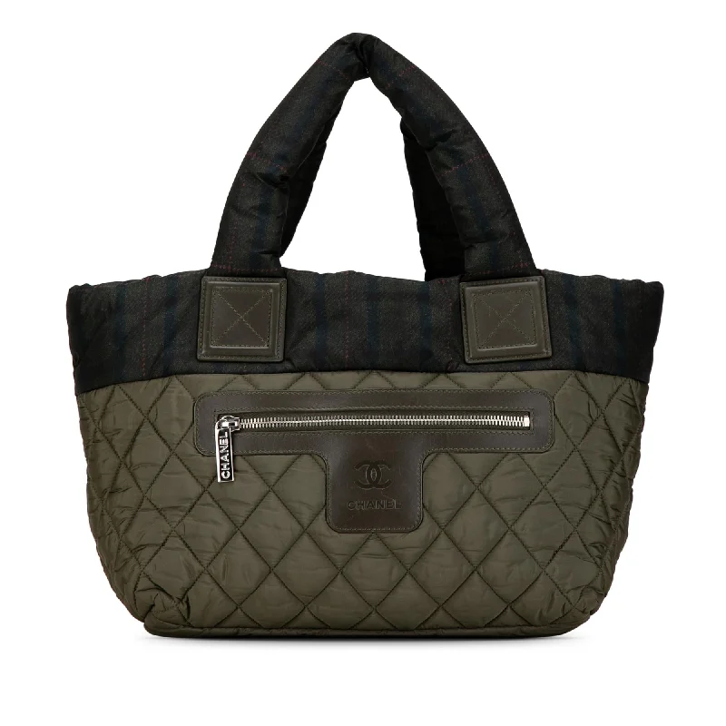 CHANEL bags with customized features -Chanel Small Nylon Coco Cocoon Tote (SHG-wOGaPm)