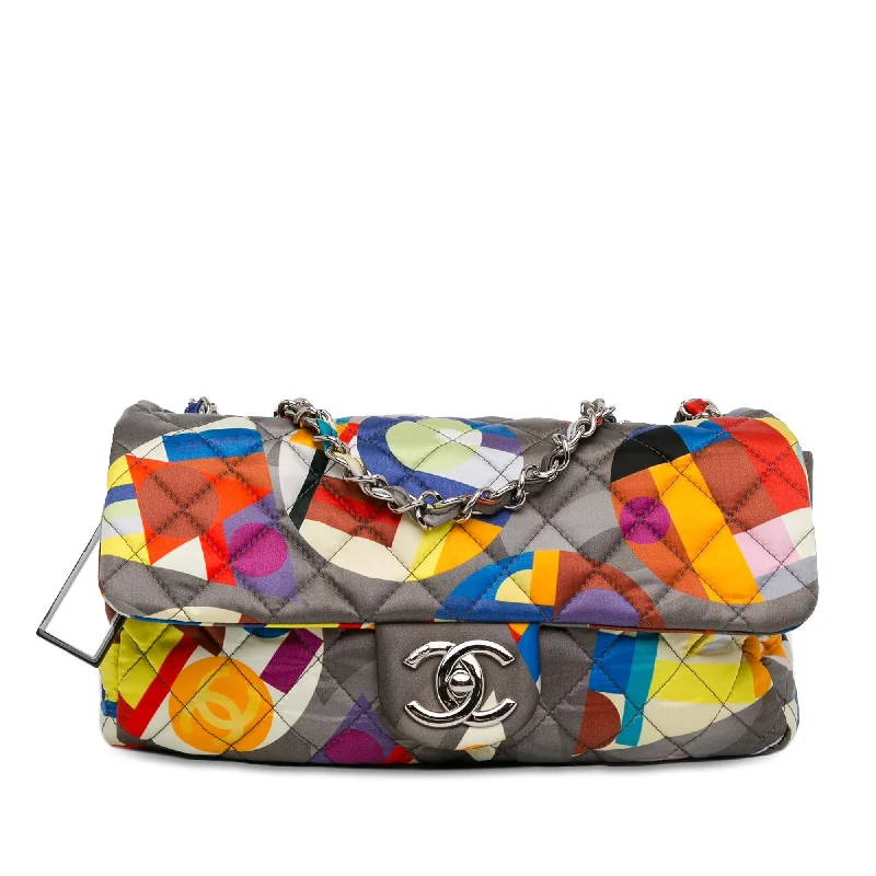 Chanel Small Printed Nylon Coco Color Flap (SHG-uuh0W6)