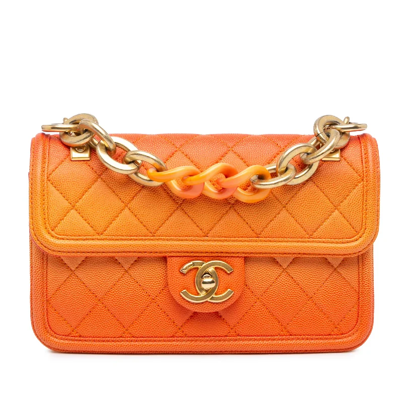 Chanel Small Quilted Caviar Sunset On The Sea Flap (SHG-oHxeX7)