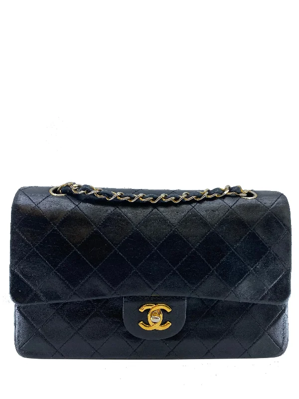 Buy CHANEL bags with soft-touch leather -Chanel Vintage Quilted Lambskin Medium Classic Double Flap Bag