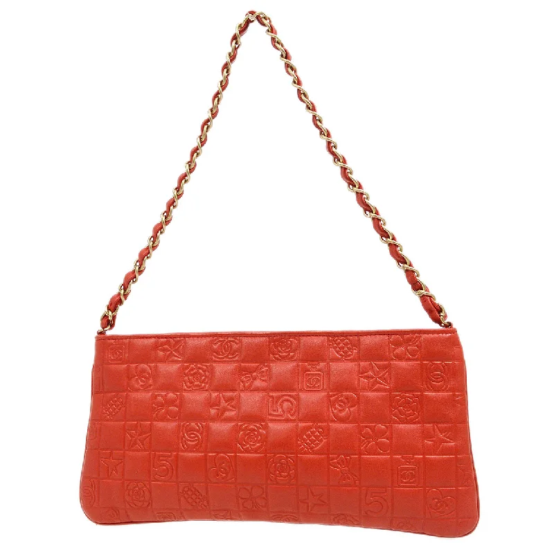 CHANEL bags with vintage look -CHANEL 2003-2004 Icon Handbag Coral Pink Lambskin