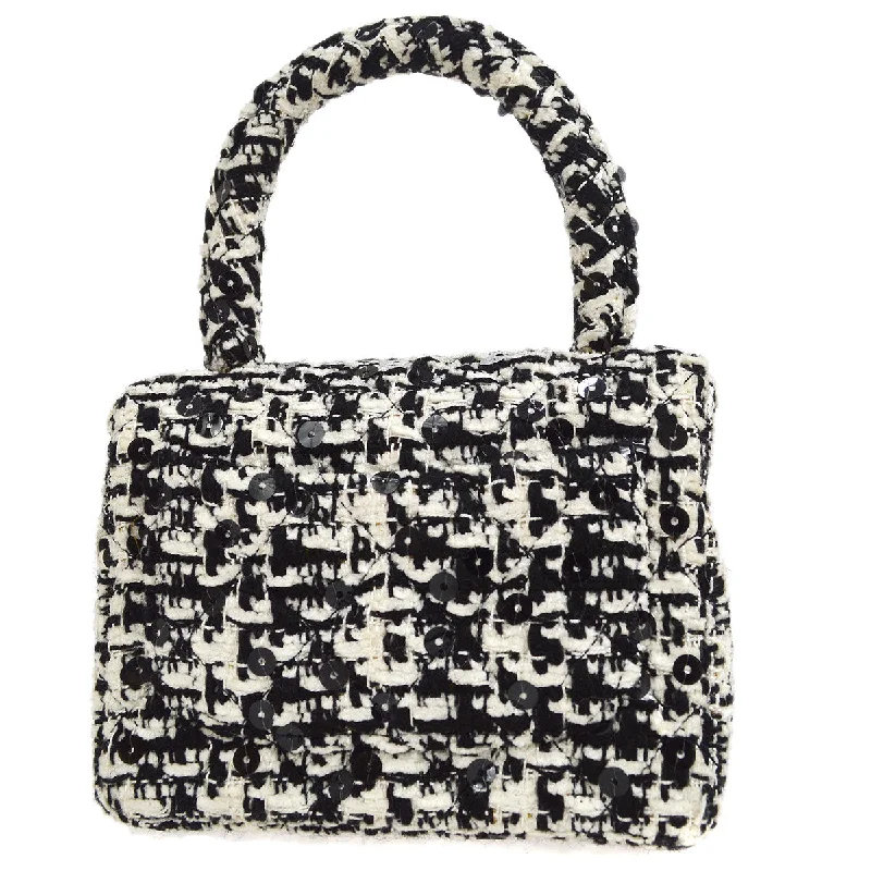 CHANEL bags with exclusive designs -CHANEL * 1991-1994 Classic Flap Handbag Micro Tweed