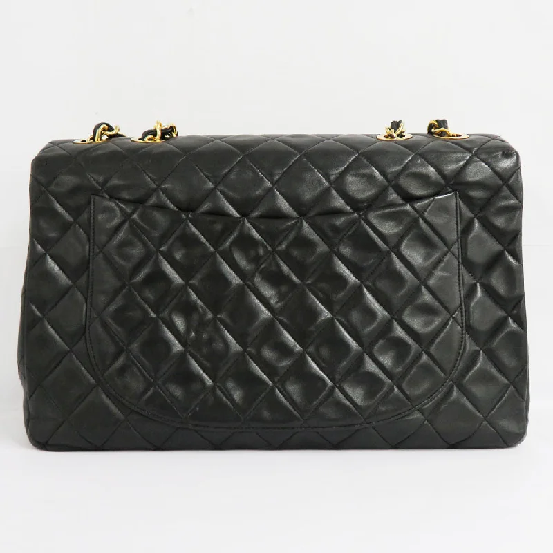 Authentic CHANEL bags with leather lining -Chanel 34 Chain Shoulder Bag Black G  A01094 Black 2nd Room in Leather Decamat