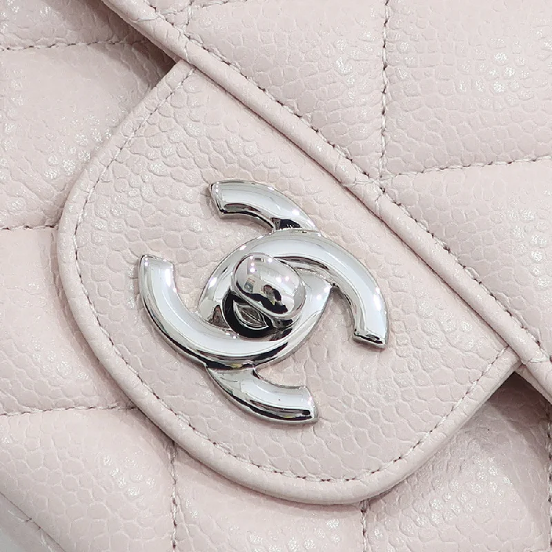 CHANEL bags with luxurious interior -Chanel Bag Matrasse 25 A01112 Chain Shoulder CC Mark W Flap Caviar S Pink/SV G   Women 19th/8-digit   Card  Bag