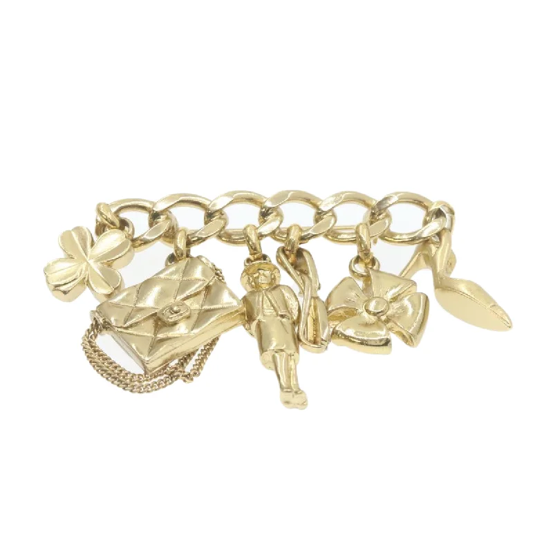 CHANEL watches with iconic face designs -CHANEL Brooch Gold Tone CC  20868A