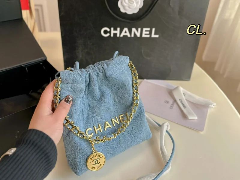 CHANEL luxury bags with elegant design -Chanel Chain Bag Bucket Bag