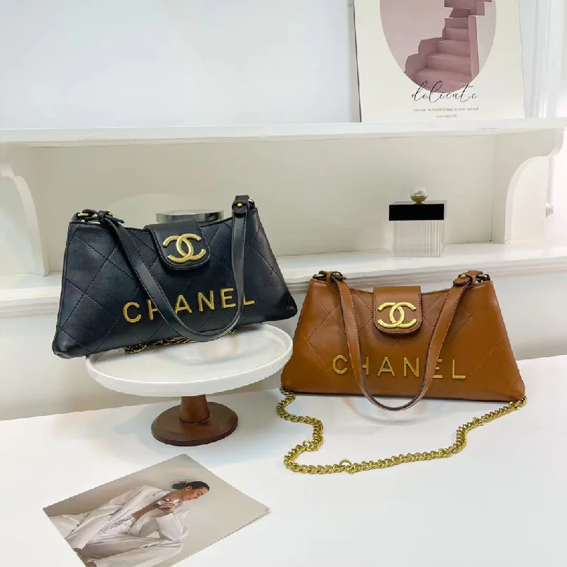 CHANEL bag with lambskin leather -Chanel Chain Bag Handbag Shoulder Bag Crossbody Bag