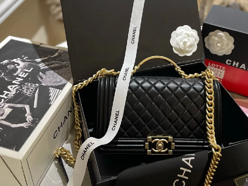 CHANEL large flap bag -Chanel Chain Bag Handbag Shoulder Bag Crossbody Bag