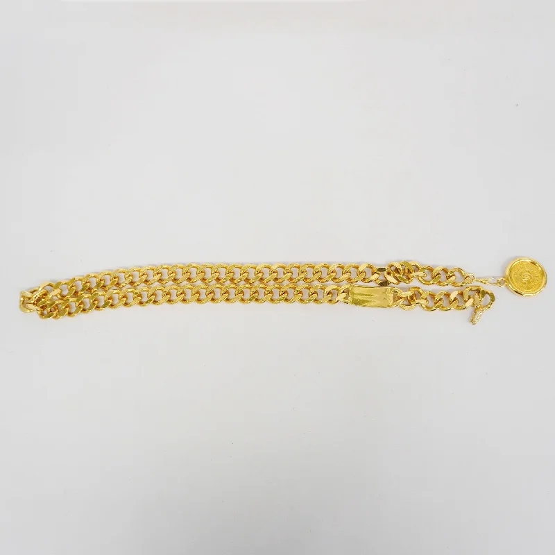 CHANEL  Chain Belt Gold Metal Women's Chain Belt