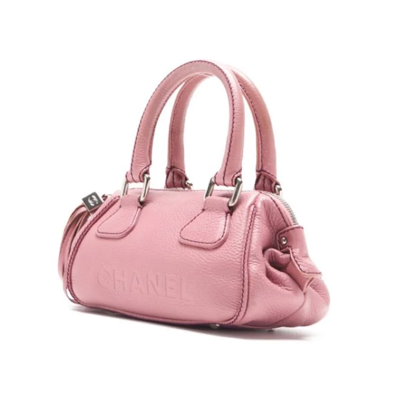 CHANEL bags for fashion-forward women -CHANEL CHANEL CABIAS SKIN LOGO MARK HANDBACK WITH FRINGE Pink (Silver G ) Shoulder Bag Mini shoulder bag  bag Ladies bag Hybrid 【 Delivery】 Ladies online