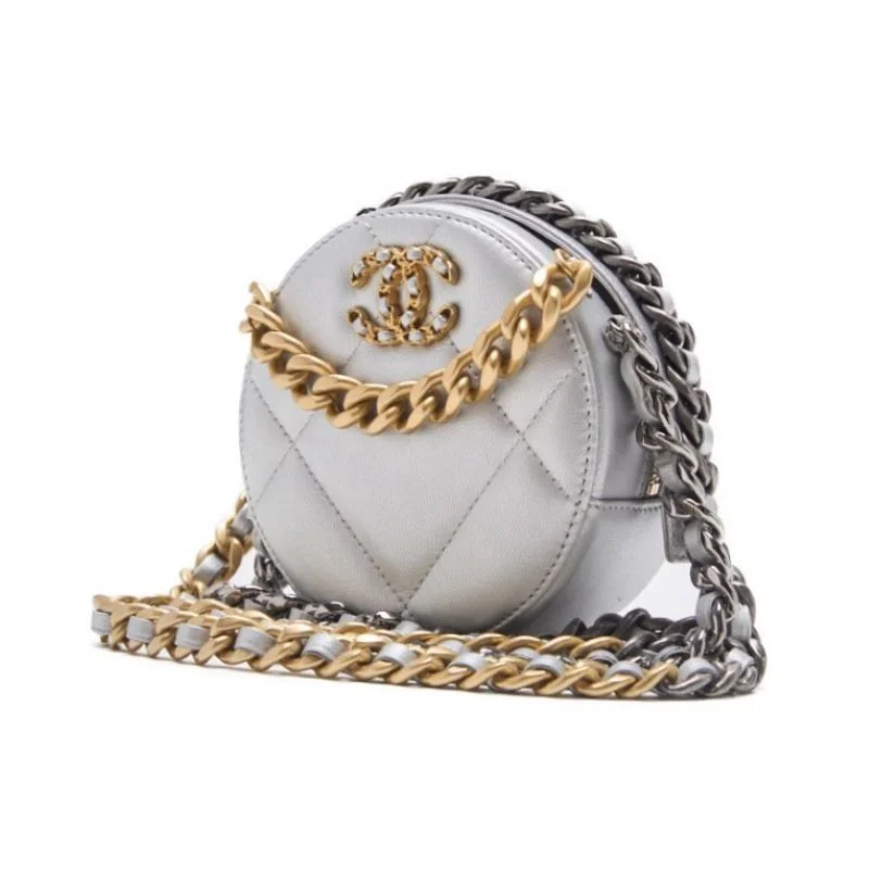 CHANEL mini flap bags -CHANEL 【CHANEL】 CHANEL 19 Matrasse Chain Shoulder  Silver (g  silver gold) Tote Bag  Stunt Bag  Hybrid 【 Ship】  Online