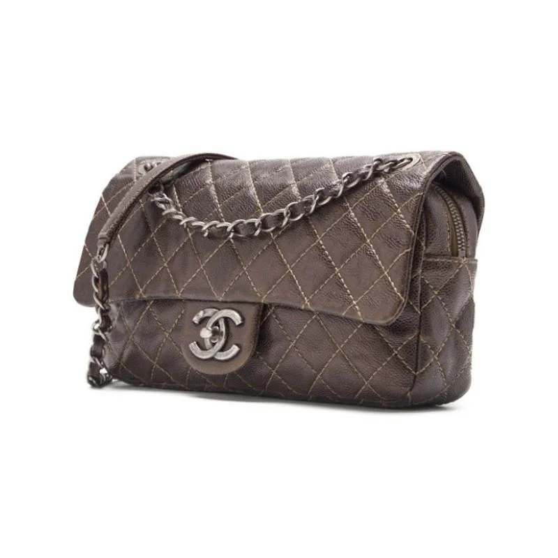 Classic CHANEL bags in modern colors -CHANEL CHANEL Matrasse Chain Shoulder Caviar S Brown (Silver G ) Shoulder Bag Mini Shoulder Bag  Shoulder Bag Hybrid 【 Ship】 Honeymoon Online