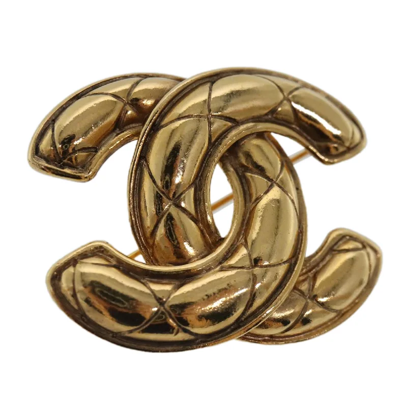 Buy CHANEL bracelets with colorful gems -CHANEL COCO Mark Brooch metal Gold Tone CC  ar12602