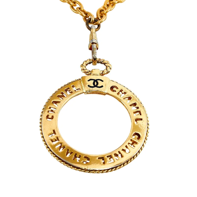 CHANEL watches with iconic face designs -Chanel Loupe Magnifying Glass Necklace (QP9aO8)