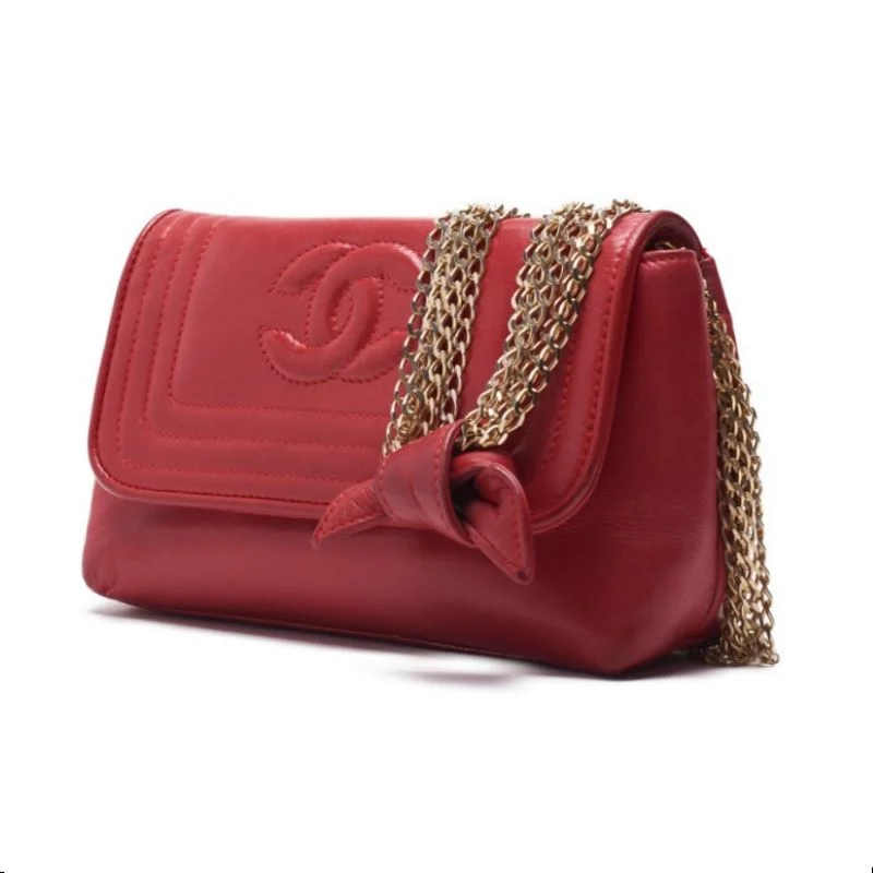 CHANEL handbags with chain strap -Chanel Mademoiselle Pushlock 5  Chain Shoulder  Red  Shoulder Bag Mini Shoulder Bag  Shoulder Bag Hybrid 【 Ship】 Dharma Bookstore Online