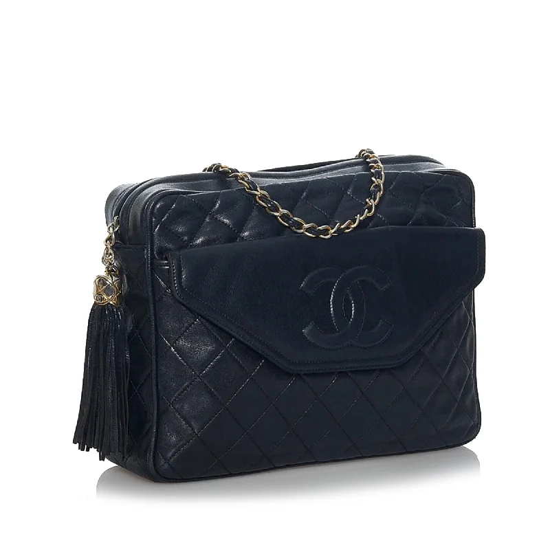 Soft leather CHANEL handbags -Chanel Matelasse Leather Crossbody Bag (34995)