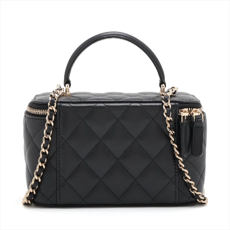 CHANEL bags for professional women -Chanel Matrasse  Chain Shoulder Bag Vanity Black G  31st