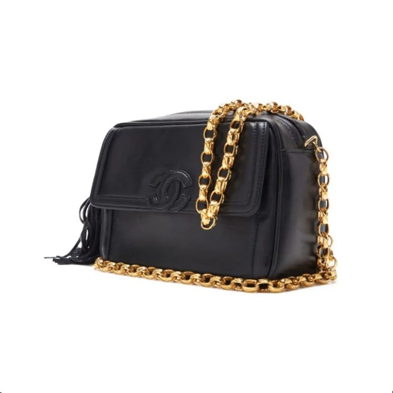 CHANEL handbags with modern aesthetic -Chanel Matrasse Coco Fringe Visitor Chain Shoulder  Black  Shoulder Bag Mini Shoulder Bag  Shoulder Bag Hybrid 【 Ship】 Himalan Bookstore Online