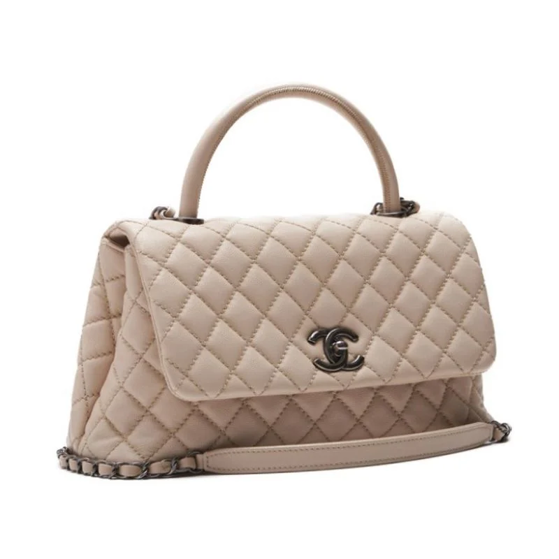 Popular CHANEL bags in different styles -CHANEL Matrasse Coco Handle 2WAY Handbag Caviar S Ivory (Silver G) Handbag  Shoulder Bag Lady Bag Hybrid 【 Delivery】 Honeymoon Online