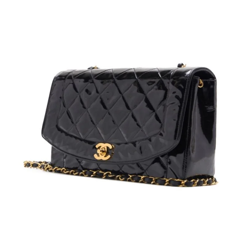 Chic and timeless CHANEL bags -Chanel Matrasse Dianaflap Chain Shoulder Emalje Black  Shoulder Bag Mini Shoulder Bag  Bag Hybrid 【 Ship】  Yaboo Online