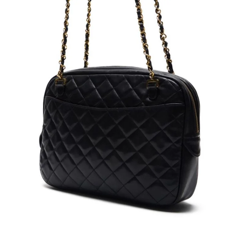 Buy CHANEL bags in exclusive colors -CHANEL Matrasse Double Chain Shoulder Black  Shoulder Bag Mini Shoulder Bag  Bag Hybrid  Ship