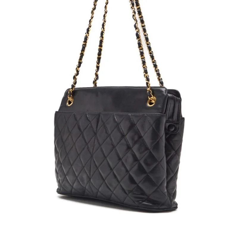 CHANEL bags with premium quilting -Chanel Matrasse Double Chain Shoulder  Black  Shoulder Bag Mini Shoulder  Bag Hybrid 【 Delivery】 Himalan Online