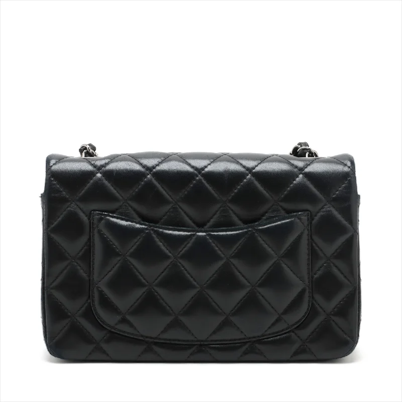 Popular CHANEL handbags in black -Chanel Mini hey Ramshey Single Chain Single Chain Bag Black Silver G  23rd