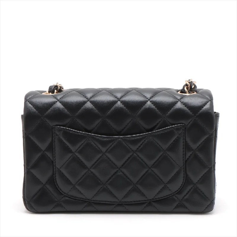 CHANEL bag with adjustable strap -Chanel Mini Matrasse 20  Single Chain Single Chain Bag Black G  A69900