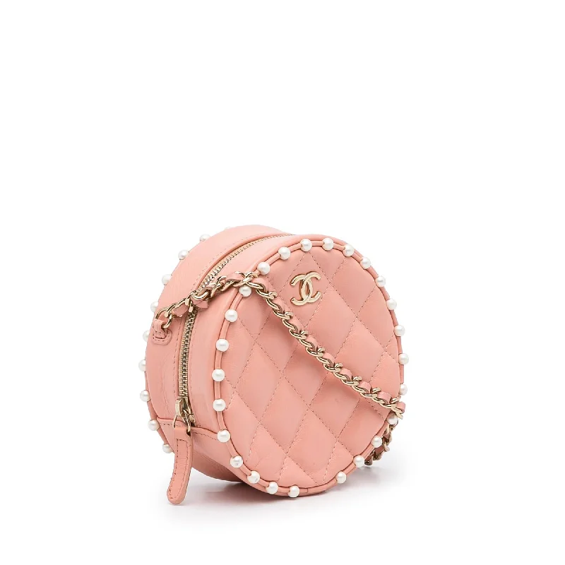 Trendy CHANEL handbags for women -Chanel Pearl Round As Earth Crossbody Bag (q8dCpH)