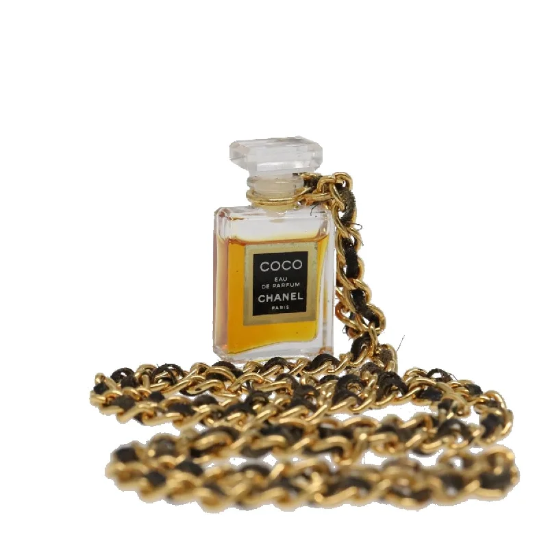 Buy CHANEL bracelets with unique designs -CHANEL Perfume Necklace metal Gold Tone CC  ar12687