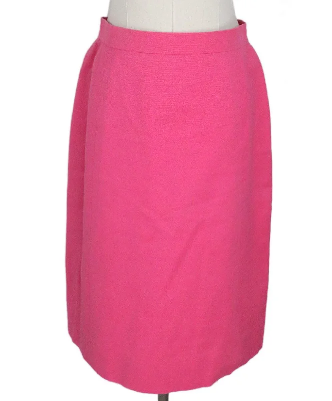 Exclusive CHANEL dresses for special occasions -Chanel Pink Cotton Skirt sz 6