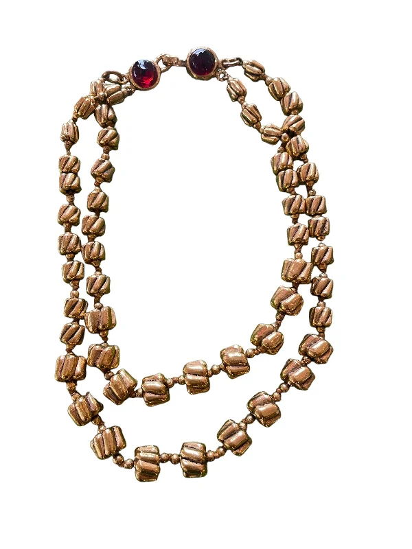 CHANEL accessories with quilted designs -Chanel Two Strand Necklace