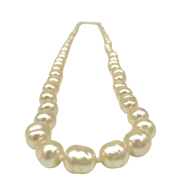 CHANEL gold-tone jewelry collection -Vintage Chanel Pearl Necklace