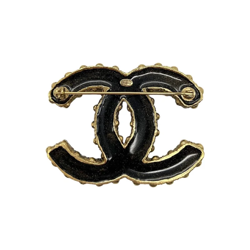 Buy CHANEL luxury watches with metal bands -Chanel Gold-Plated CC Brooch