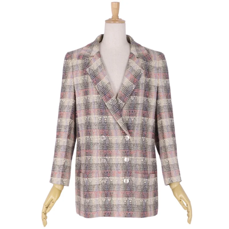 Luxury CHANEL workwear clothing -Vint Chanel 98P Jacket Double Brest Coco Tweed Out  38(M Equivalent) Multi-Color