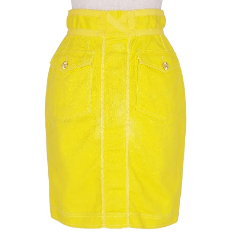 CHANEL evening gowns for sale -Vint Chanel  Coco Short  Cotton Bottoms  Made in France 34(XS equivalent) Yellow  E-